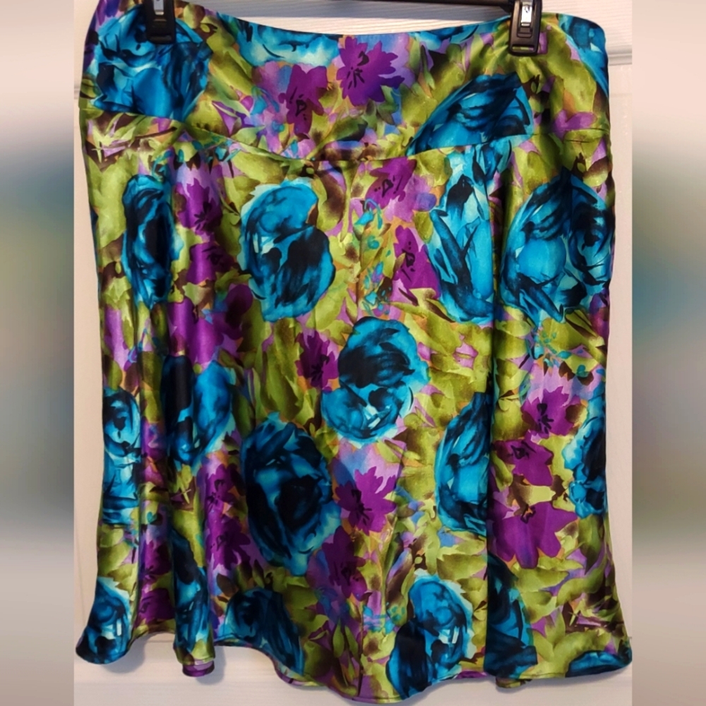 George - Gorgeous Vibrant Floral Skirt